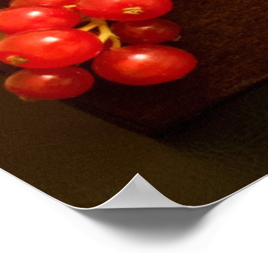 Nog steeds leven met bessen poster (Hoek)