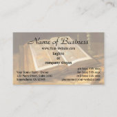 Nog steeds leven met bijbel door Vincent van Gogh Visitekaartje (Voorkant)