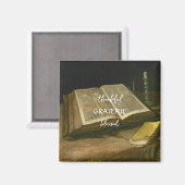 Nog steeds leven met bijbel van Vincent Van Gogh Magneet (Voorkant / Achterkant)