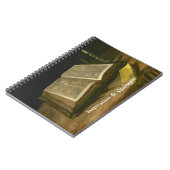 Nog steeds leven met bijbel van Vincent Van Gogh Notitieboek (Linkerzijde)