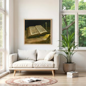 Nog steeds leven met bijbel van Vincent Van Gogh Poster