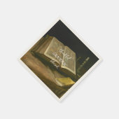 Nog steeds leven met bijbel van Vincent Van Gogh Servet (Hoek)