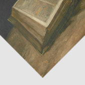 Nog steeds leven met bijbel van Vincent Van Gogh Tissuepapier (Detail)