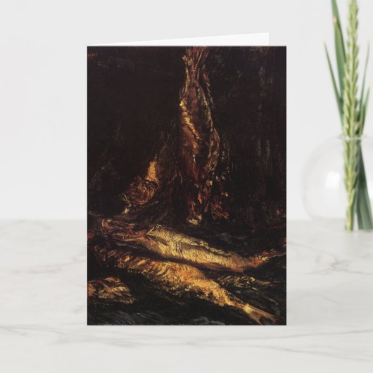 Nog steeds leven met Bloaters door Vincent van Gog Kaart (Voorkant)