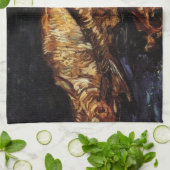 Nog steeds leven met Bloaters door Vincent van Gog Theedoek (Gevouwen)