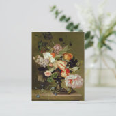 Nog steeds leven met bloemen briefkaart (Staand voorkant)