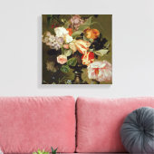 Nog steeds leven met bloemen canvas afdruk (Insitu (Woonkamer))