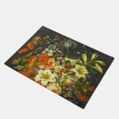 Nog steeds leven met bloemen en fruit deurmat (Schuin)