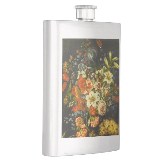 Nog steeds leven met bloemen en fruit flacon (Rechts)