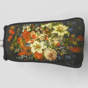 Nog steeds leven met bloemen en fruit golfheadcover