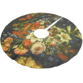 Nog steeds leven met bloemen en fruit kerstboom rok (Gekanteld)