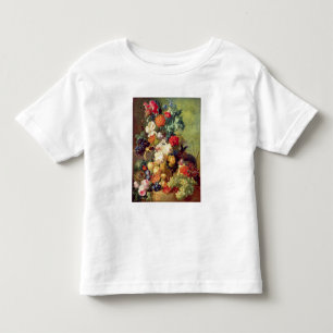 Nog steeds leven met bloemen en fruit kinder shirts