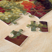 Nog steeds leven met bloemen en fruit legpuzzel (Zijkant)