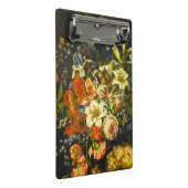 Nog steeds leven met bloemen en fruit mini klembord (Schuin)