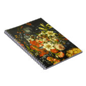 Nog steeds leven met bloemen en fruit notitieboek (Rechterzijde)