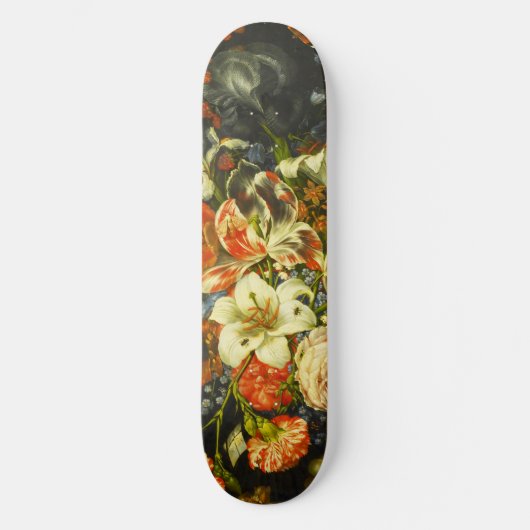 Nog steeds leven met bloemen en fruit persoonlijk skateboard (Voorkant)
