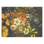 Nog steeds leven met bloemen en fruit tafelkleed (Voorkant (Horizontaal))
