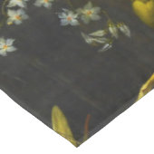 Nog steeds leven met bloemen en fruit tafelkleed (Gekanteld)