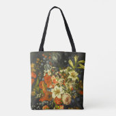 Nog steeds leven met bloemen en fruit tote bag (Achterkant)