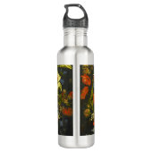 Nog steeds leven met bloemen en fruit waterfles  (Achterkant)