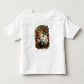 Nog steeds leven met bloemen en muziek op vellen kinder shirts (Voorkant)