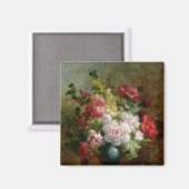 Nog steeds leven met bloemen en muziek op vellen magneet (Voorkant / Achterkant)