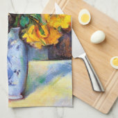 Nog steeds leven met bloemen in een vaas, Paul Cez Theedoek (Quarter Fold)