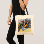 Nog steeds leven met bloemen in een vaas, Paul Cez Tote Bag (Voorkant (product))