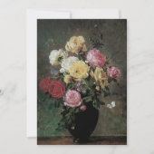 Nog steeds leven met bloemen in Vase door Olaf Her Kaart (Voorkant)