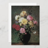 Nog steeds leven met bloemen in Vase door Olaf Her Kaart (Voorkant / Achterkant)