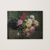 Nog steeds leven met bloemen in Vase door Olaf Her Legpuzzel (Horizontaal)