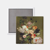Nog steeds leven met bloemen magneet (Voorkant / Achterkant)