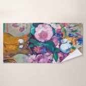 Nog steeds leven met bloemen, Paul Cezanne Badhanddoek (Badhanddoek)