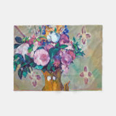 Nog steeds leven met bloemen, Paul Cezanne Fleece Deken (Voorkant (Horizontaal))