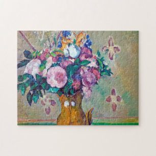 Nog steeds leven met bloemen, Paul Cezanne Legpuzzel