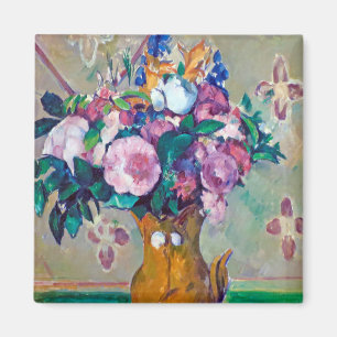 Nog steeds leven met bloemen, Paul Cezanne Magneet