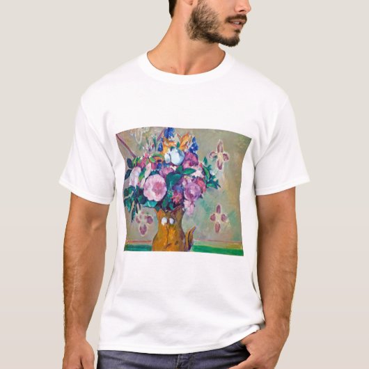 Nog steeds leven met bloemen, Paul Cezanne T-shirt (Voorkant)