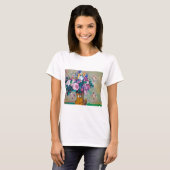 Nog steeds leven met bloemen, Paul Cezanne T-shirt (Voorkant volledig)