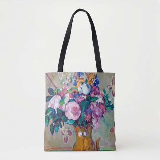 Nog steeds leven met bloemen, Paul Cezanne Tote Bag (Voorkant)