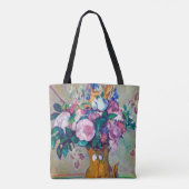 Nog steeds leven met bloemen, Paul Cezanne Tote Bag (Achterkant)