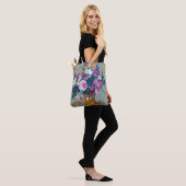 Nog steeds leven met bloemen, Paul Cezanne Tote Bag (Op model)
