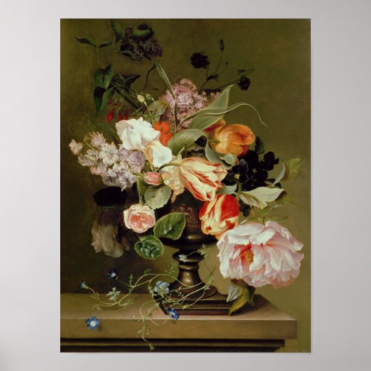 Nog steeds leven met bloemen poster (Voorkant)