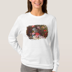 Nog steeds leven met bloemen t-shirt