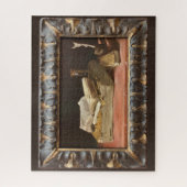 Nog steeds leven met boeken en houtwlazen - oliefi legpuzzel (Verticaal)