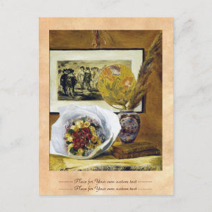 Nog steeds leven met Bouquet Pierre Auguste Renoir Briefkaart