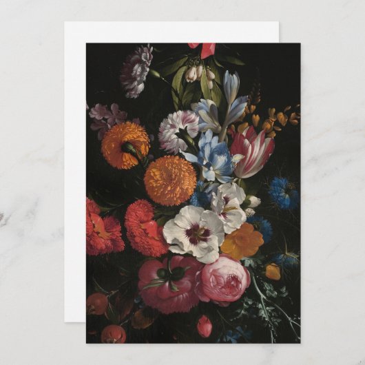 Nog steeds leven met Bouquet van Flowers | Johan J (Voorkant / Achterkant)