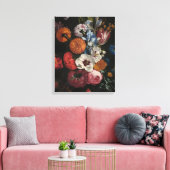 Nog steeds leven met Bouquet van Flowers | Johan J Canvas Afdruk (Insitu (Woonkamer))