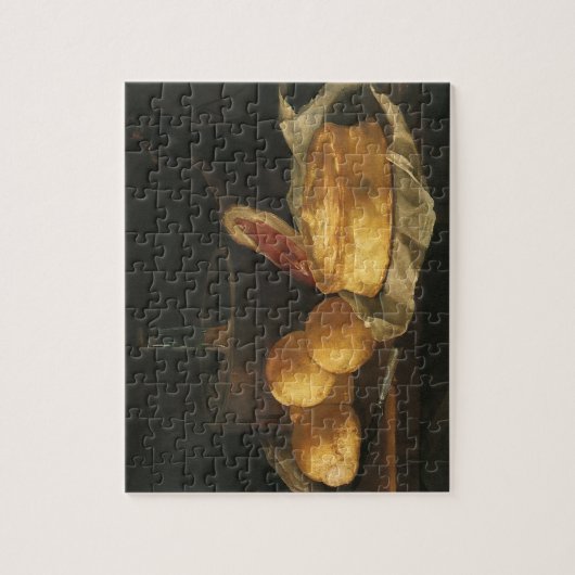 Nog steeds leven met Bread Tart en Ham, Giuseppe R Legpuzzel (Verticaal)