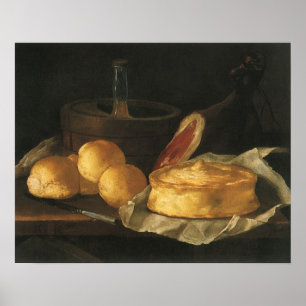 Nog steeds leven met Bread Tart en Ham, Giuseppe R Poster
