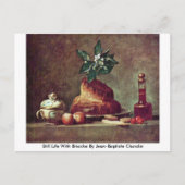 Nog steeds leven met Brioche door Jean-Baptiste Ch Briefkaart (Voorkant)